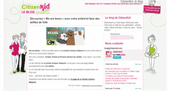 Desktop Screenshot of leblogcitizenkid.com